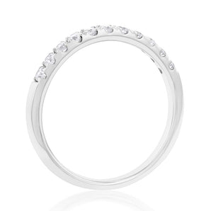 Luminesce Lab Grown Diamond 1/3 Carat Eternity Ring in 9ct White Gold