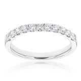 Luminesce Lab Grown Diamond 1/2 Carat Eternity Ring in 9ct White Gold