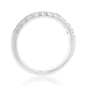 Luminesce Lab Grown Diamond 1/2 Carat Eternity Ring in 9ct White Gold