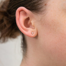 Load image into Gallery viewer, Luminesce Lab Grown 9ct Yellow Gold Diamond Solitiaire Classic 10Pt Stud Earring