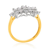 Luminesce Lab Grown Diamond 1/4 Carat Dress Ring in 9ct Yellow Gold