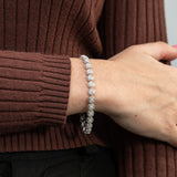 Luminesce Lab Grown 1/2 Carat Diamond in Sterling Silver Tennis Bracelet 18.4cm Length