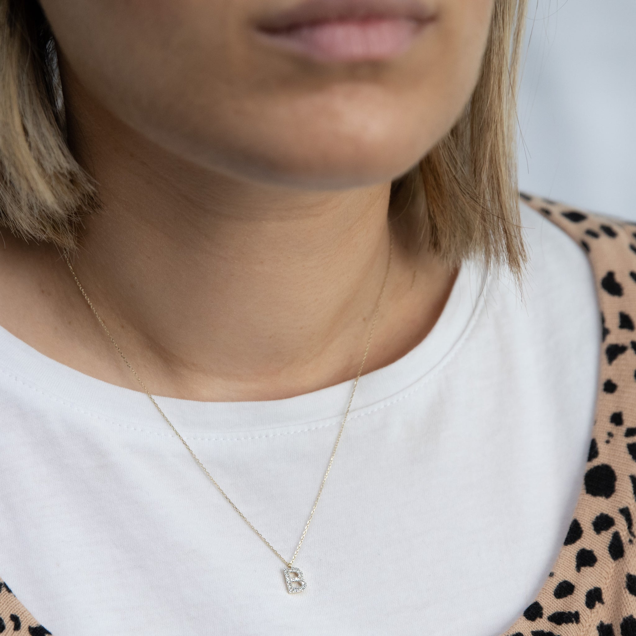 Lab diamond pendant necklace discount