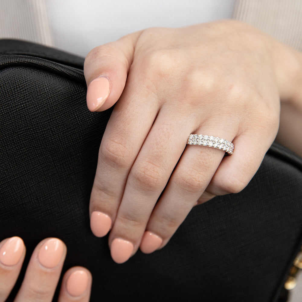 Luminesce 1 Carat Lab Grown Diamond Dress Ring in 9ct White Gold