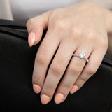 Luminesce Lab Grown 14ct White Gold 1.4 Carat Fancy Diamond Ring