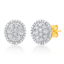 Load image into Gallery viewer, Luminesce Lab Grown Diamond Earrings in 9ct Yellow Gold