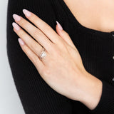 Luminesce Lab Grown Diamond Bridal Set .69Carat in Heart Design set in 10ct Rose Gold