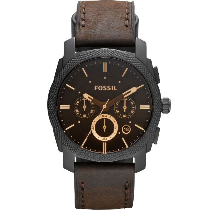 Fossil FS4656 Machine CMulti-Function  Brown Leather