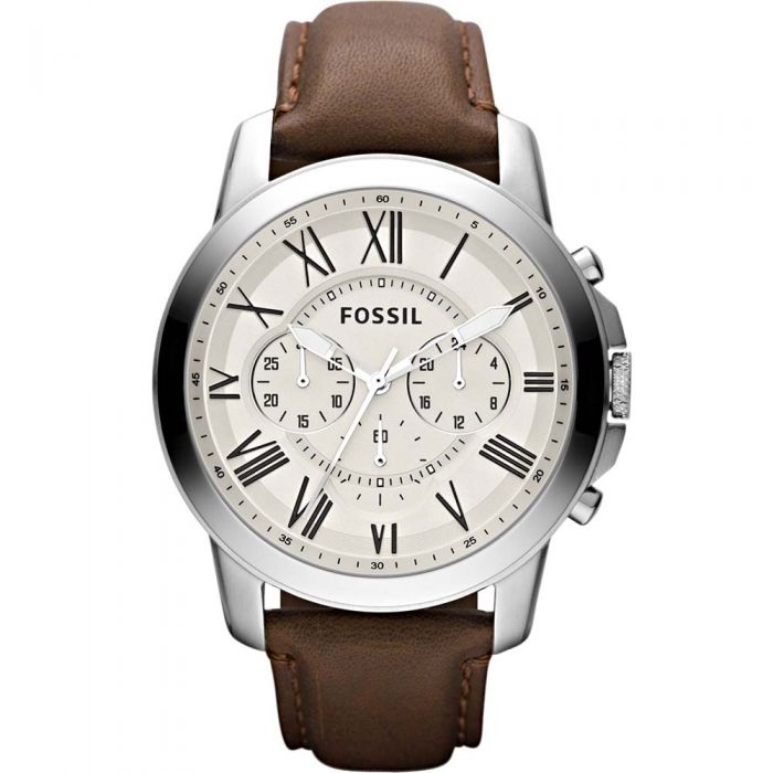 Fossil 'Grant' FS4735 Brown Leather