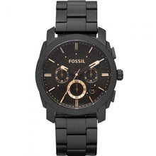 Load image into Gallery viewer, Fossil Machine Chronograph FS4682 Black Stainless Steel Men Watch