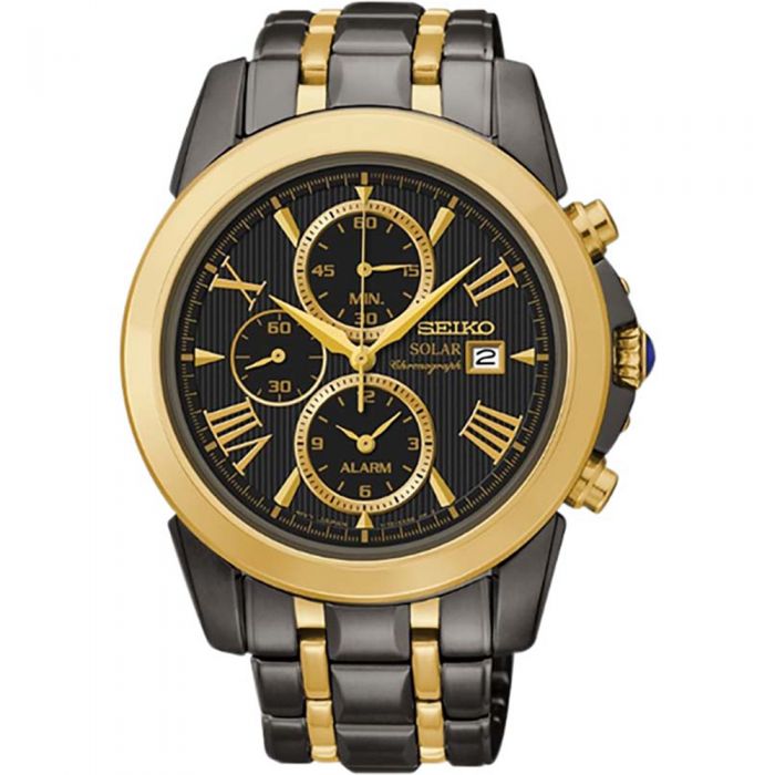 Seiko SSC218P Le Grand Sport Solar Alarm Mens Watch
