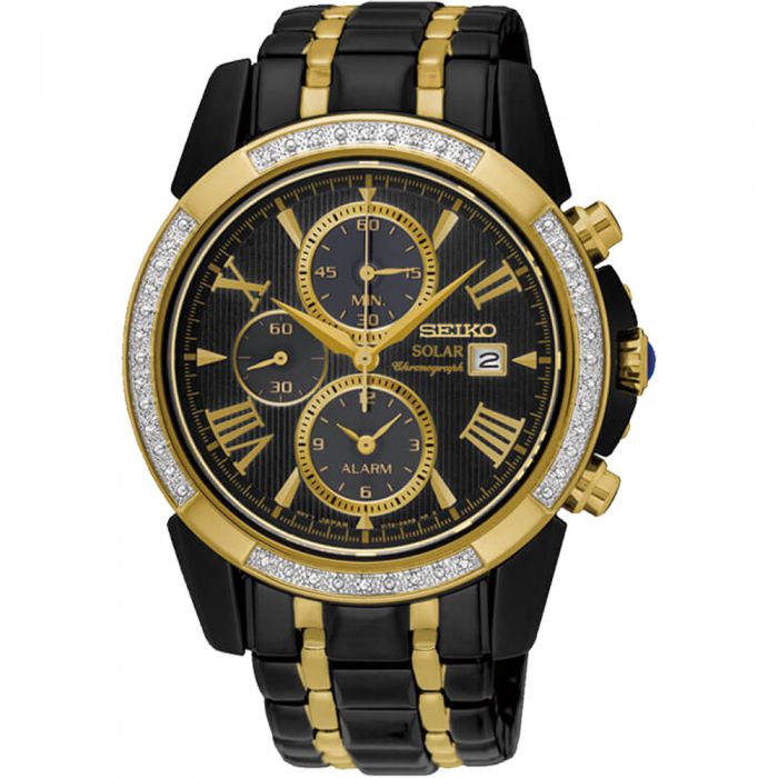 Seiko SSC514P Le Grand Sport Diamond Set Solar Mens Watch