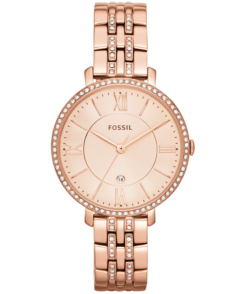 Fossil Jacqueline ES3546 Rose Gold Tone Watch