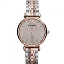 Load image into Gallery viewer, Emporio Armani &#39;Gianni T-Bar&#39; AR1840 Stainless Steel Ladies Watch