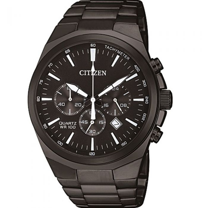 Citizen AN817555E Black Chrono Mens Watch