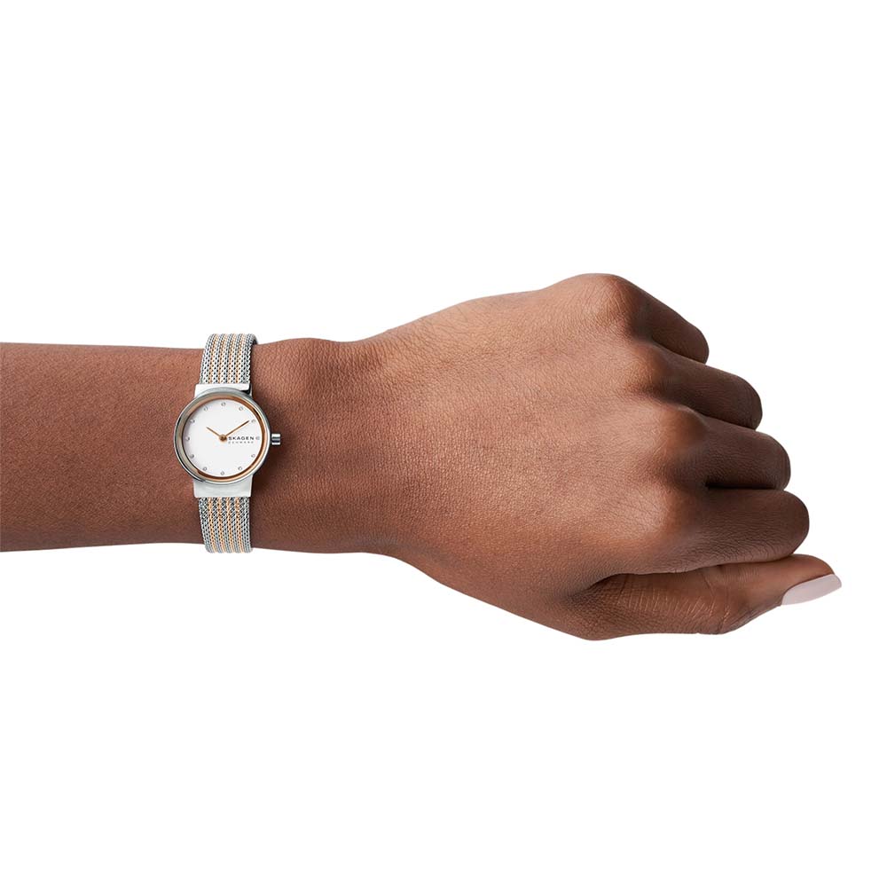 Skagen SKW2699 Freja Ladies Stainless Steel Rose Gold Two Tone