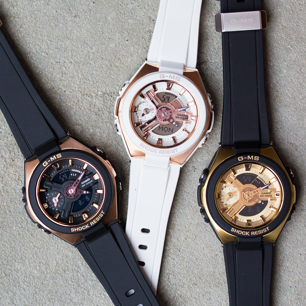 Baby G MSG400G-1A1 Black And Rose Ladies Watch