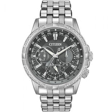 Load image into Gallery viewer, Eco-Drive BU2080-51H Diamond Set Stainless Steel Mens Watch
