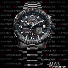 Load image into Gallery viewer, Citizen Promaster Sky JY8085-81E Black Stainless Steel Mens Watch