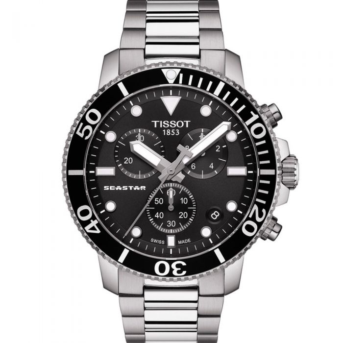 Tissot SEASTAR T1204171105100 Chronograph Stainless Steel Mens Watch