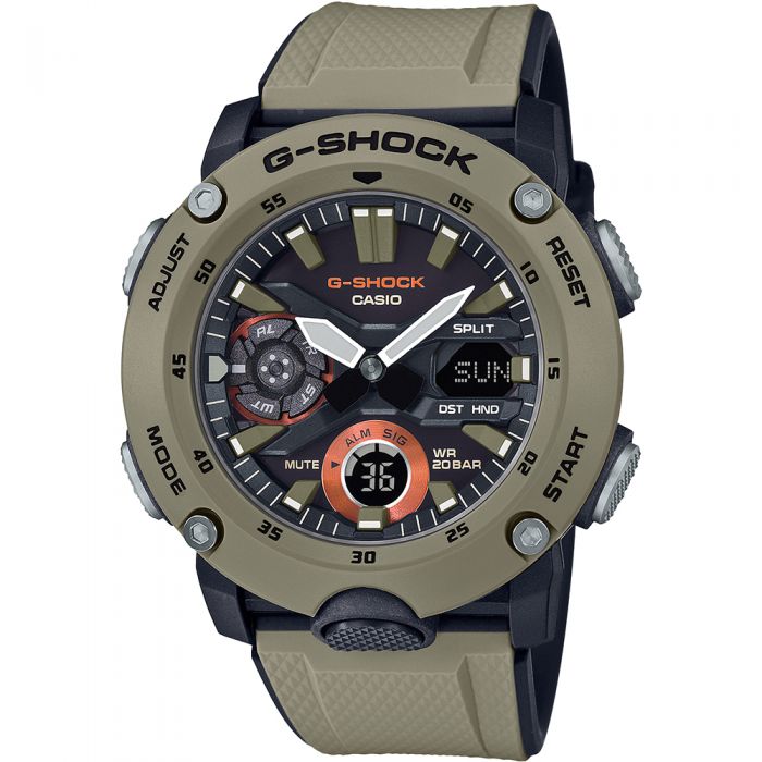 G-Shock GA-2000-5ADR Khaki Resin Mens Watch