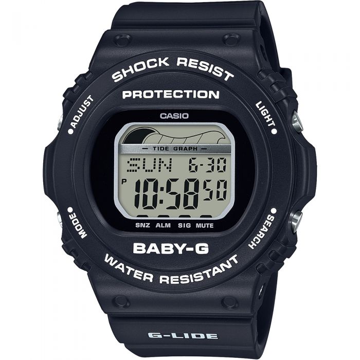 Baby-G BLX-570-1DR Black Resin Womens Watch