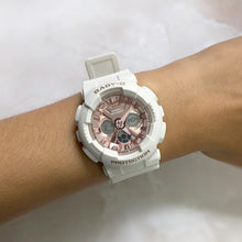 Load image into Gallery viewer, Baby-G BA-130-7A1DR White Resin Watch