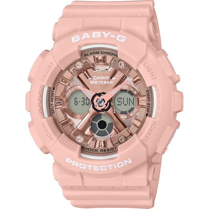 Baby-G BA-130-4ADR Pink Resin Watch