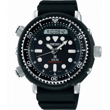 Load image into Gallery viewer, Seiko Prospex SNJ025P &quot;Arnie&quot; Hybrid Black Silicone Mens Watch