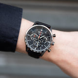Seiko SSB359P Black Nylon Mens Watch