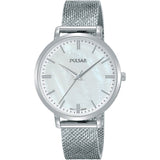 Pulsar PH8459X Silver Stainless Steel Mesh Womens Watch