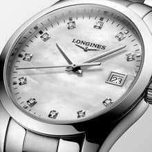 Load image into Gallery viewer, Longines Conquest Classis L23864876 Mother of Pearl Stainless Steel Womens Watch