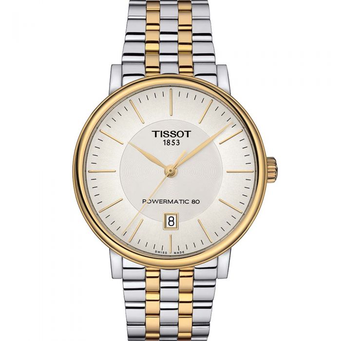 Tissot Carson Powermatic 80 T1224072203100 Stainless Steel Mens Watch