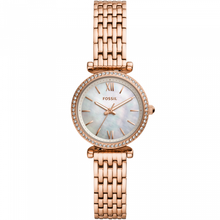 Load image into Gallery viewer, Fossil Carlie Mini ES4648 Rose Stainless Steel Womens Watch