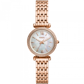Fossil Carlie Mini ES4648 Rose Stainless Steel Womens Watch