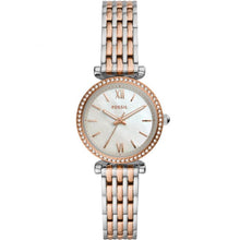 Load image into Gallery viewer, Fossil Carlie Mini ES4649 Two-Tone Stainless Steel Womens Watch