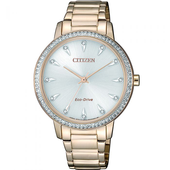 Citizen FE7043-55A Rose Gold Stainless Steel Womens Watch