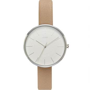 Jag Julia J2253 Nude Leather Womens Watch
