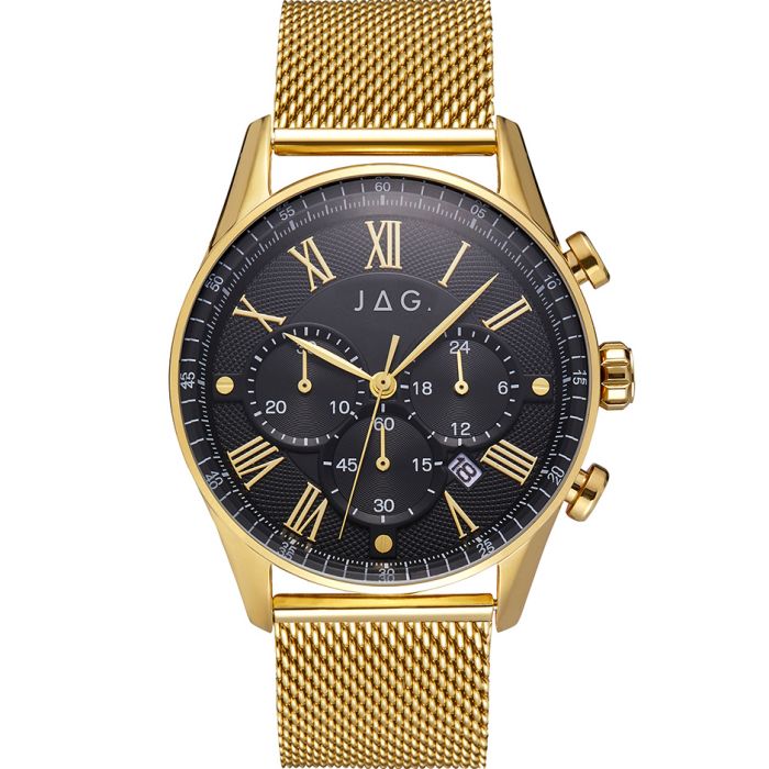 Jag Lachlan J2277A Gold Stainless Steel Mens Watch