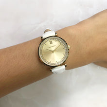 Load image into Gallery viewer, Ellis &amp; Co Stella White Leather Womens Watch