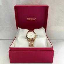 Load image into Gallery viewer, Seiko SUR624P Gold Plated Stainless Steel Womens Special Edition Gift Boxed