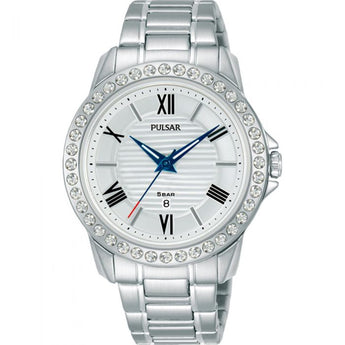 Pulsar PH7519X Swarovski Crystals Stainless Steel Womens Watch