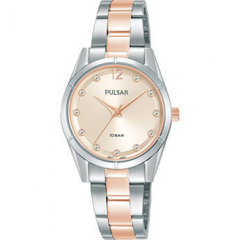 Pulsar PH8505X Swarovski Crystral WR100 Womans Watch