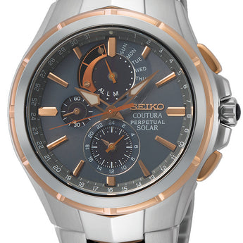 Seiko Coutura SSC788P-9 Chronograph Solar TT Mens Watch