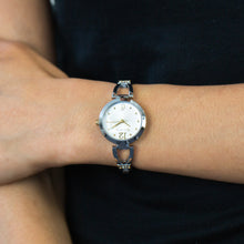 Load image into Gallery viewer, Ellis &amp; Co &#39;Luna&#39; Silver Tone Womens Watch