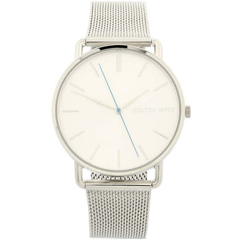 Colton James Eclipse Classic White Dial Silver Womans Watch