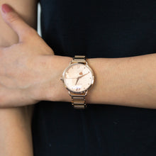 Load image into Gallery viewer, Ellis &amp; Co &#39;Milana&#39; Rose Gold Plated Women&#39;s watch