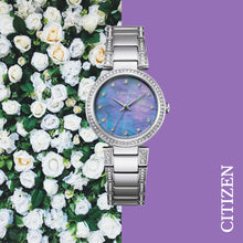 Load image into Gallery viewer, Citizen Eco-Drive Silver EM0840-59N Womens Watch