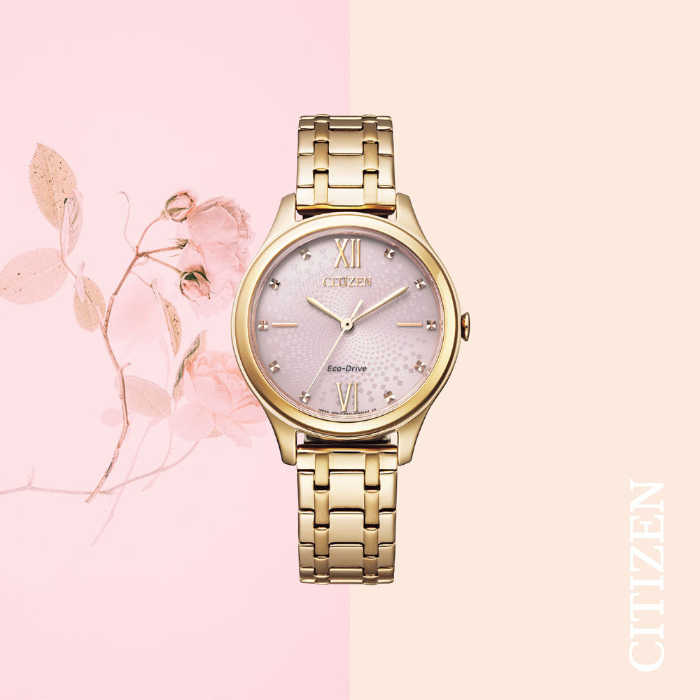 Citizen Eco-Drive Rose EM0503-75X Womens Watch