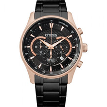 Load image into Gallery viewer, Citizen Quartz Chronograph Black and Rose AN8196-55E Mens Watch